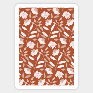 Abstract Spring Flower Pattern 2 Sticker